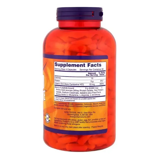 Витамины NOW Полный комплекс незаменимых аминокислот, 2,8 гр,120 шт в интернет-магазине