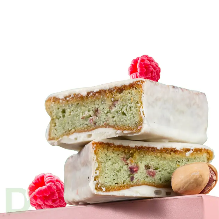 Пирожное протеиновое Evergo Брауни со вкусом Фисташка-малина, 50гр