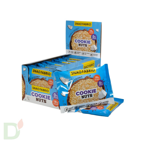 Печенье низкоуглеводное Snaq Fabriq глазированное Сливочное с кокосом 35гр.