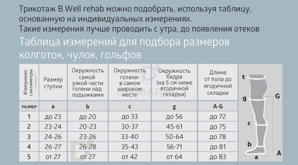 Чулки компрессионные противоэмболические JW-214, 1 класс компрессии, Белый