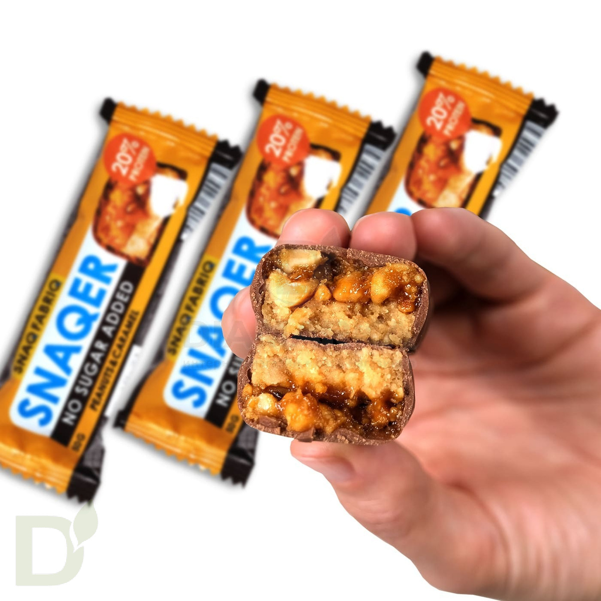 Батончик глазированный Snaq Fabriq Snaqer Арахис-Карамель, 50 гр в интернет-магазине