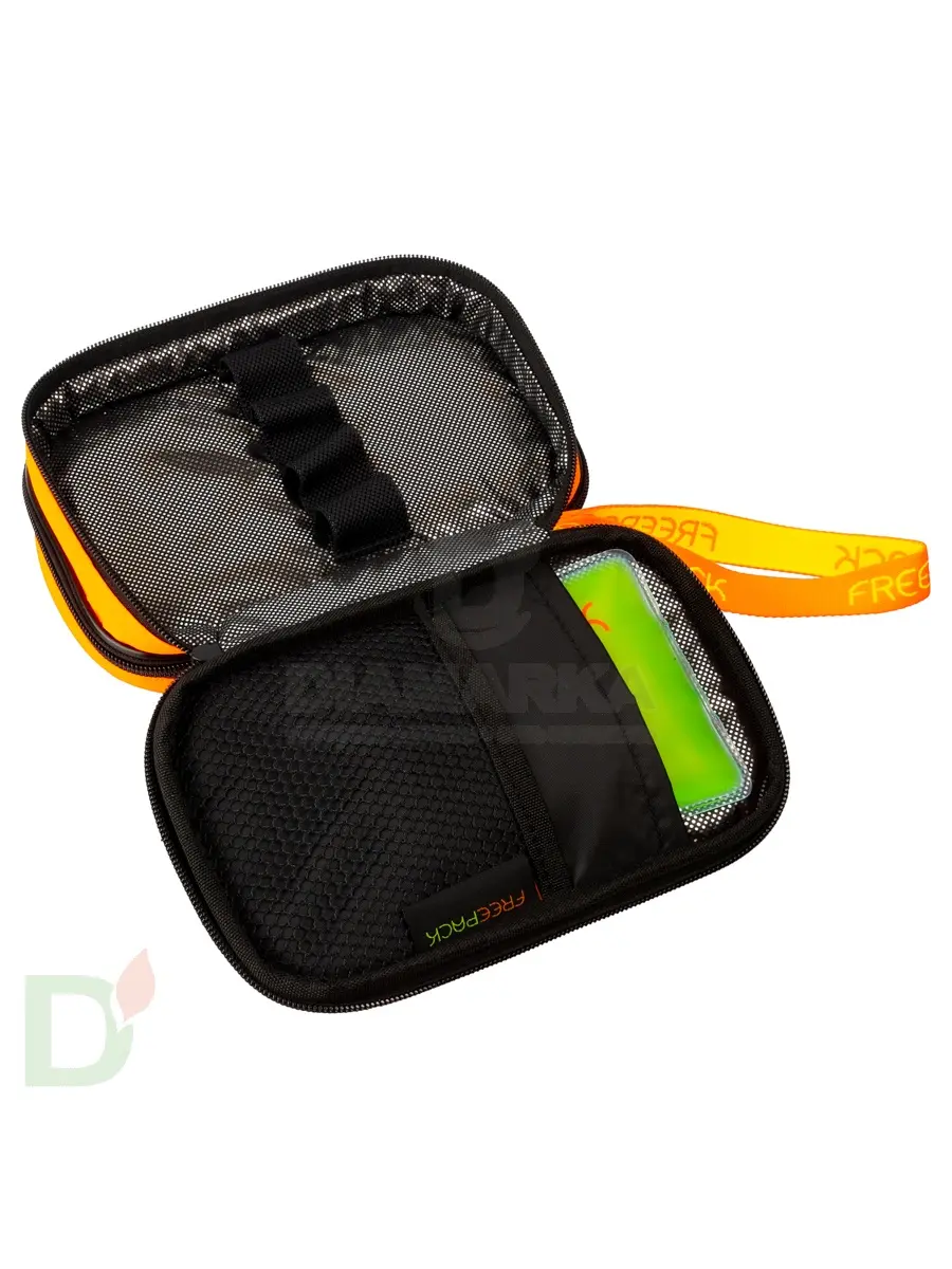 Термосумка (органайзер) FREEPACK д/4х ручек и средств самоконтроля оранжевый (с гелевым пакетом)