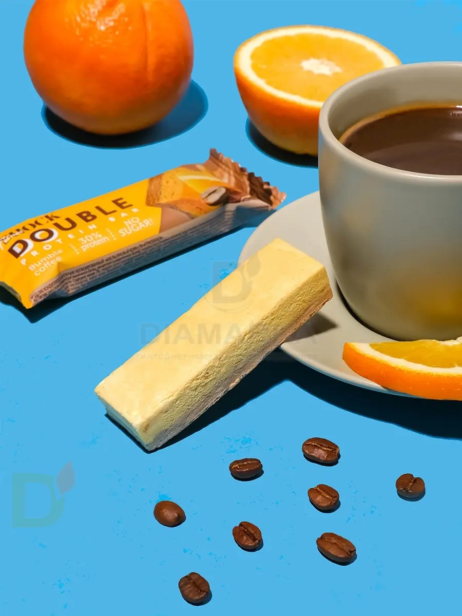 Батончик протеиновый FitnesShock Апельсиновый кофе 40гр. в интернет-магазине