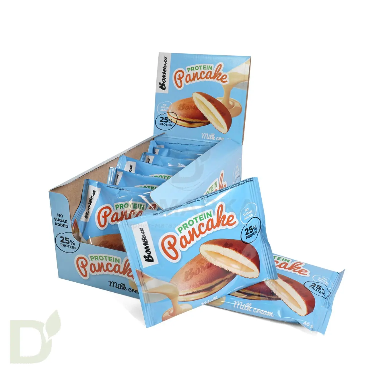 Панкейк BOMBBAR неглазированный Молочный крем 40гр.
