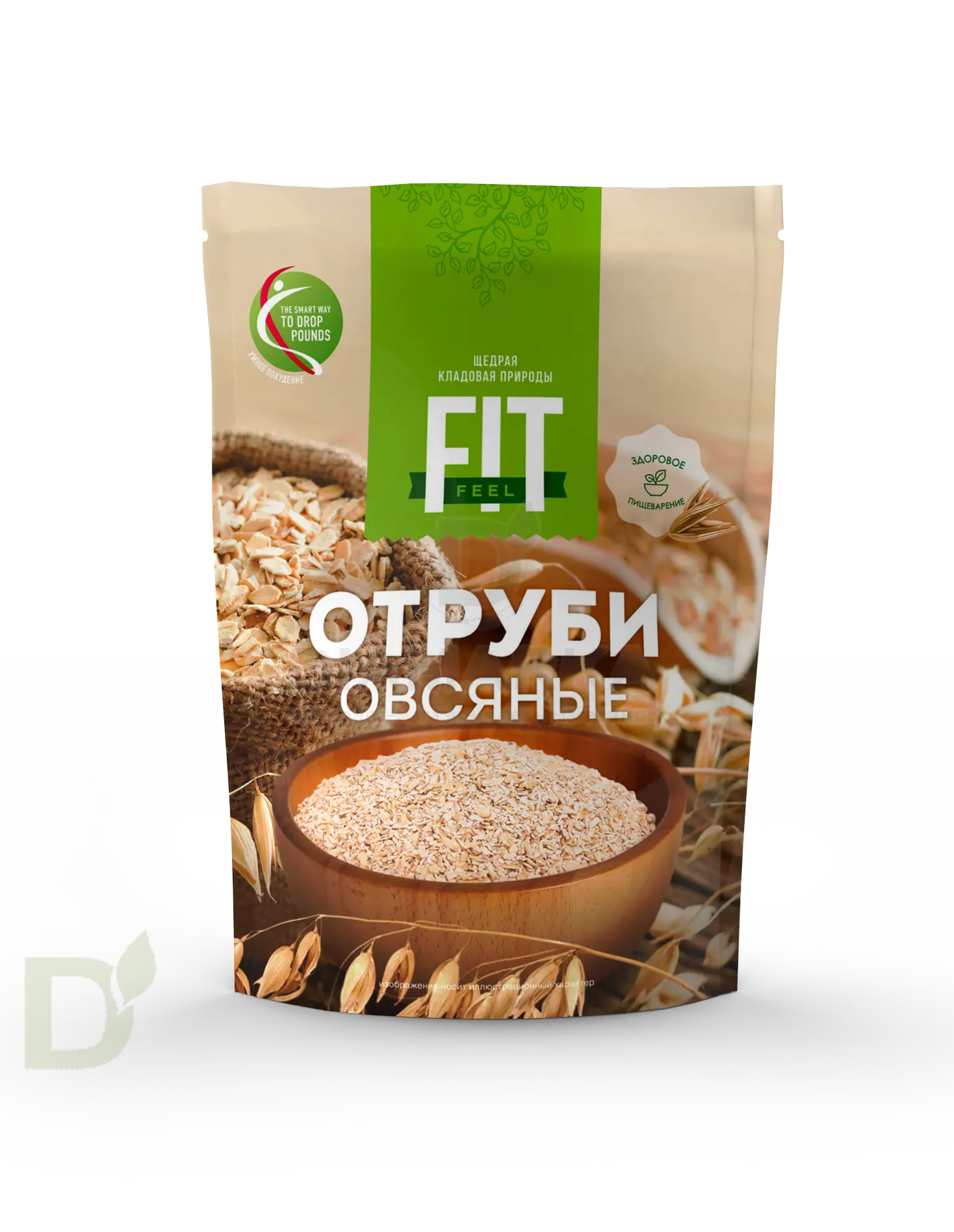 Отруби овсяные ФитПарад (большая упаковка 400 гр.)