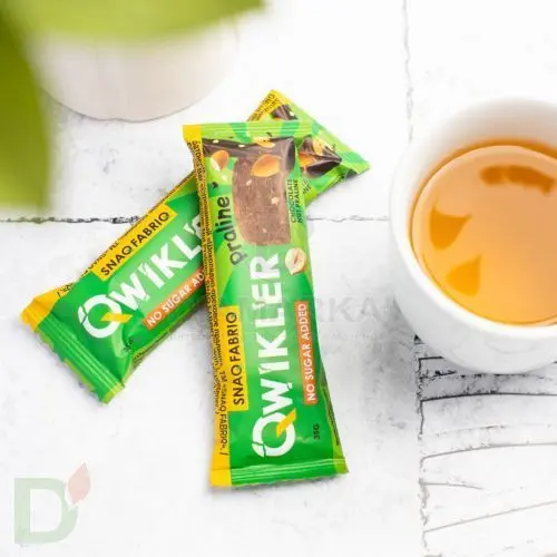 Батончик глазированный Snaq Fabriq QWIKLER Шоколадно-Ореховое пралине, 35 гр в интернет-магазине