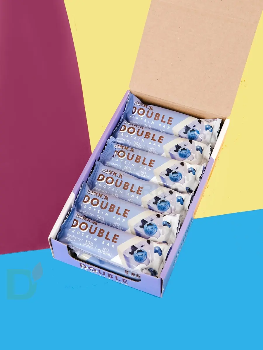 Батончик протеиновый FitnesShock Черничный йогурт 40гр. в интернет-магазине